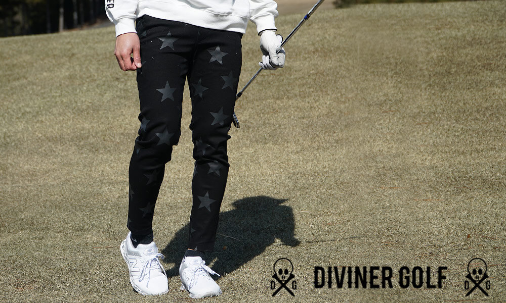 星柄ストレッチパンツ