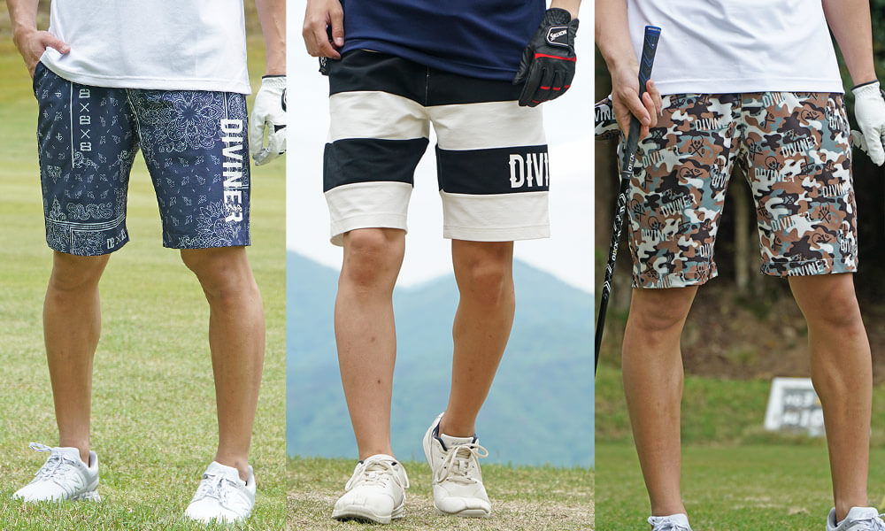 デザインがきいたハーフパンツ