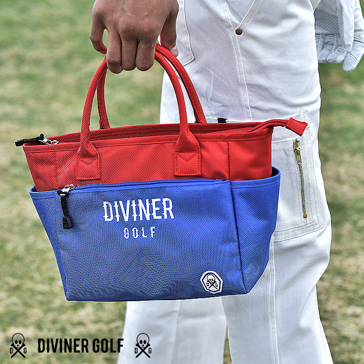 バイカラーロゴ刺繍カートバッグ