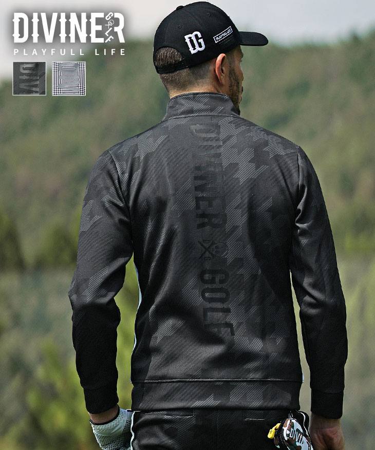 チェック＆千鳥スタンドジャケット