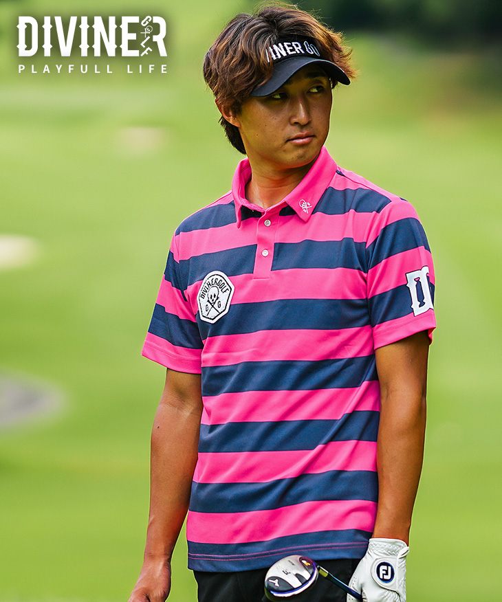 ボーダーポロシャツ