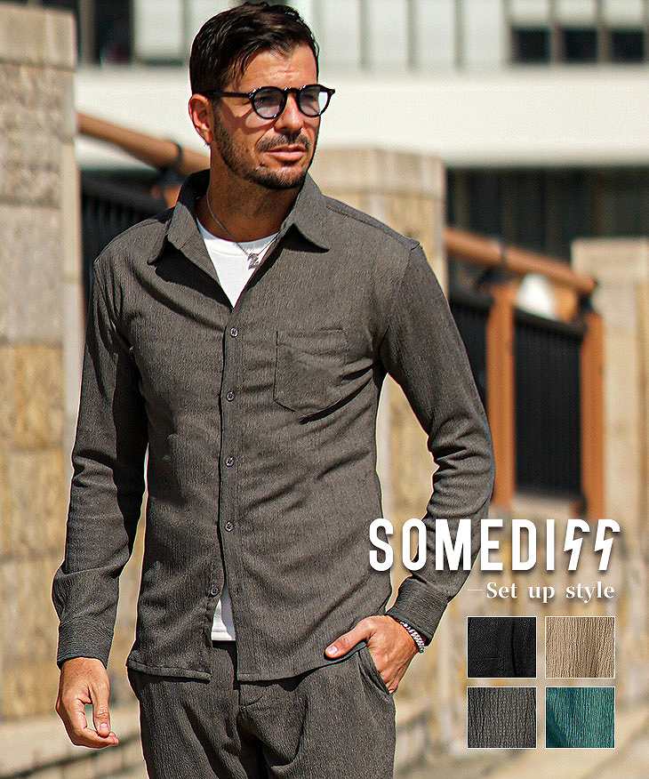 楊柳パナマカラーシャツ