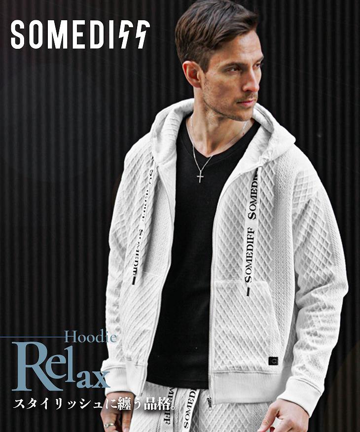  リラックスフルジップパーカー