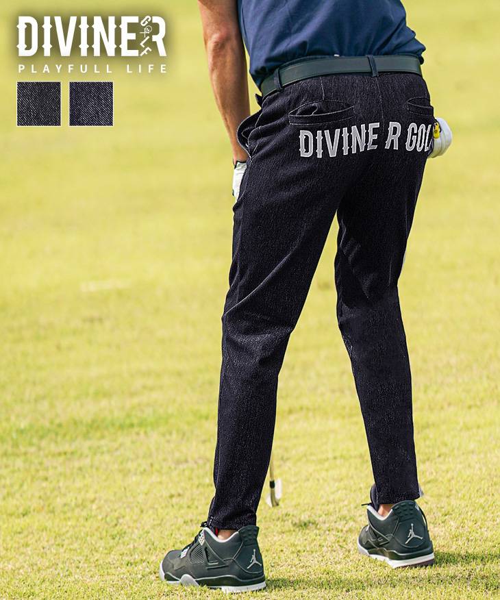 【GOLF】カットデニムバックロゴパンツ