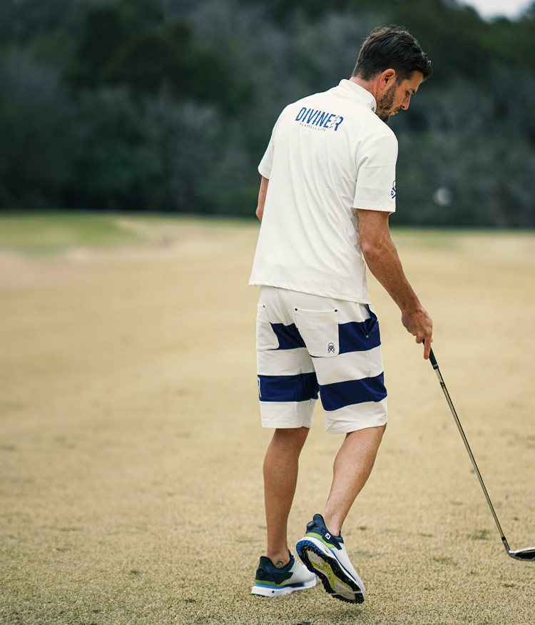 ボーダーハーフパンツ_コーデ3