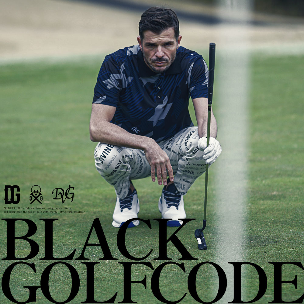 DIVINER GOLF】黒で魅せる大人のゴルフウェア｜2025春夏メンズ新作
