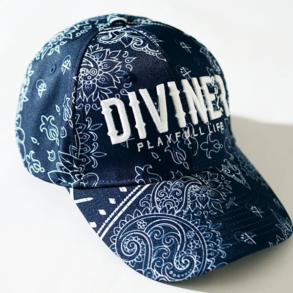 【DIVINER GOLF】ペイズリー柄キャップ