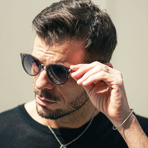 偏光ボストンサングラス