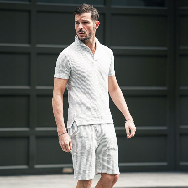 シアサッカーサマーセットアップ