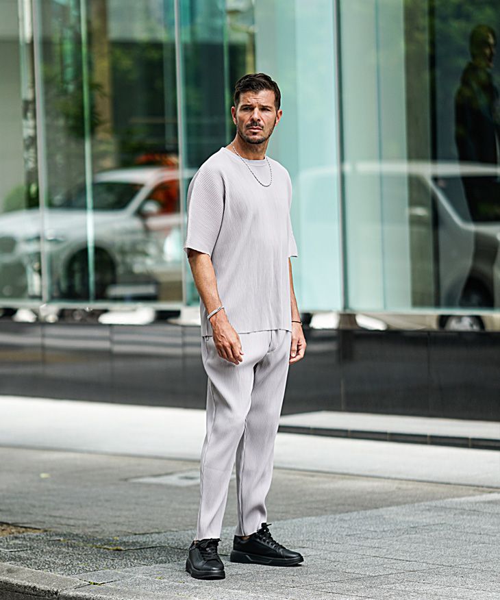 Tシャツ×ロング