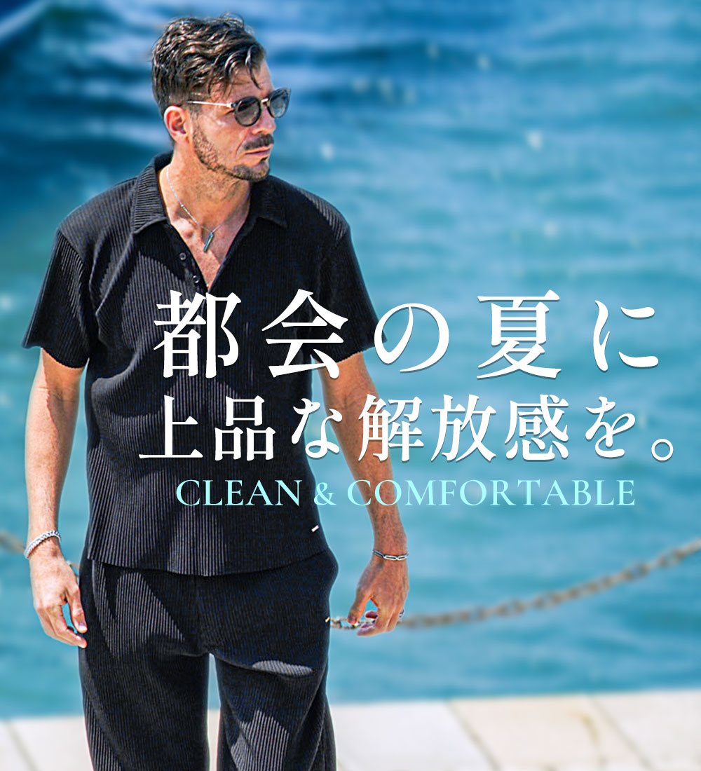 プリーツシリーズ特集 2025SS joker メンズファッション