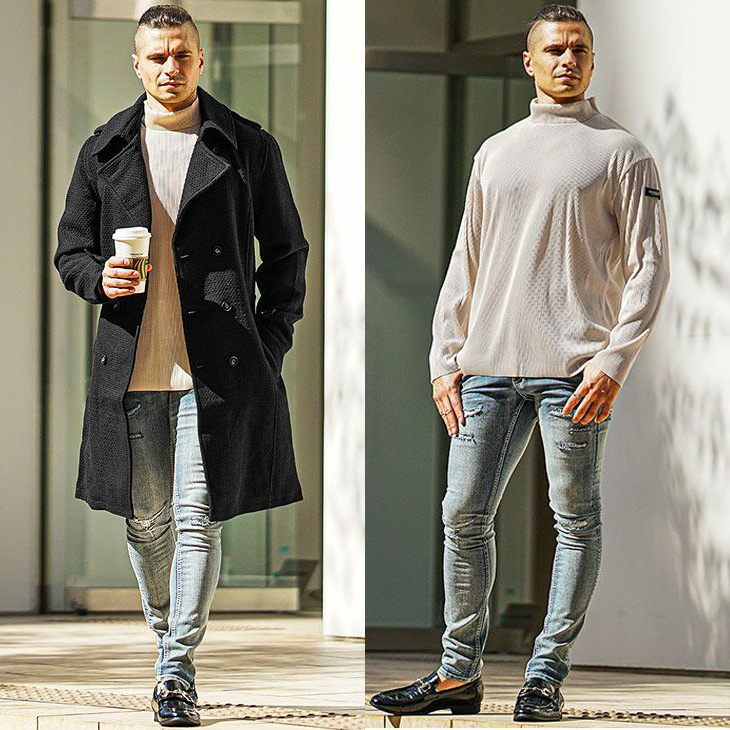 ワンポイントデザインコーデ