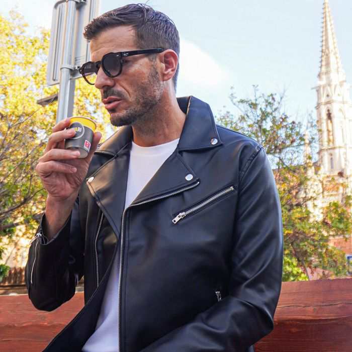 PUレザーダブルライダース ディテール