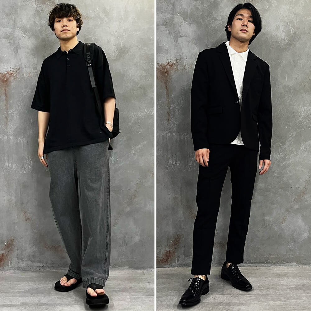 ポロシャツのON、OFF