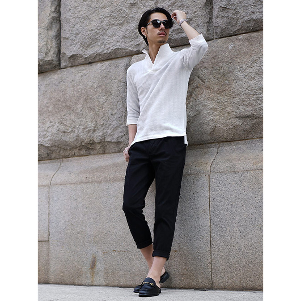 ポロシャツOKコーデ1