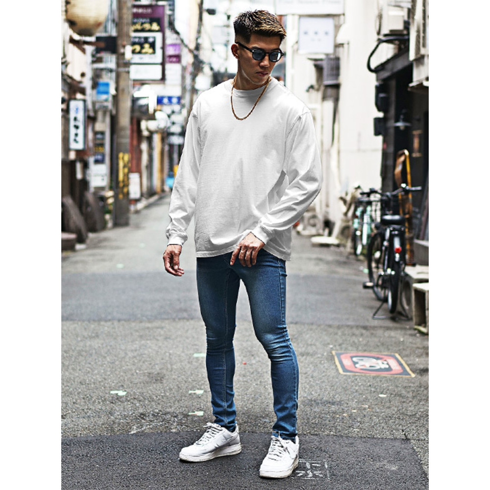 ビックＴシャツ×喜平ネックレス