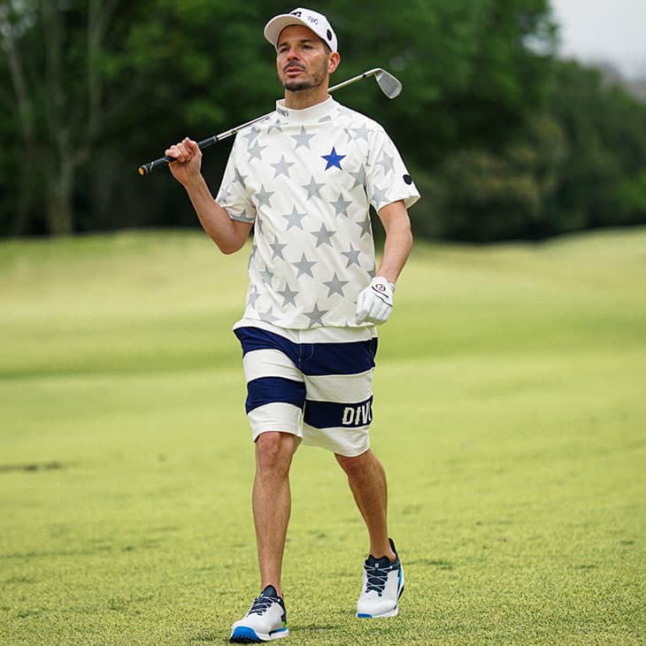 「青」を基調としたコーデ