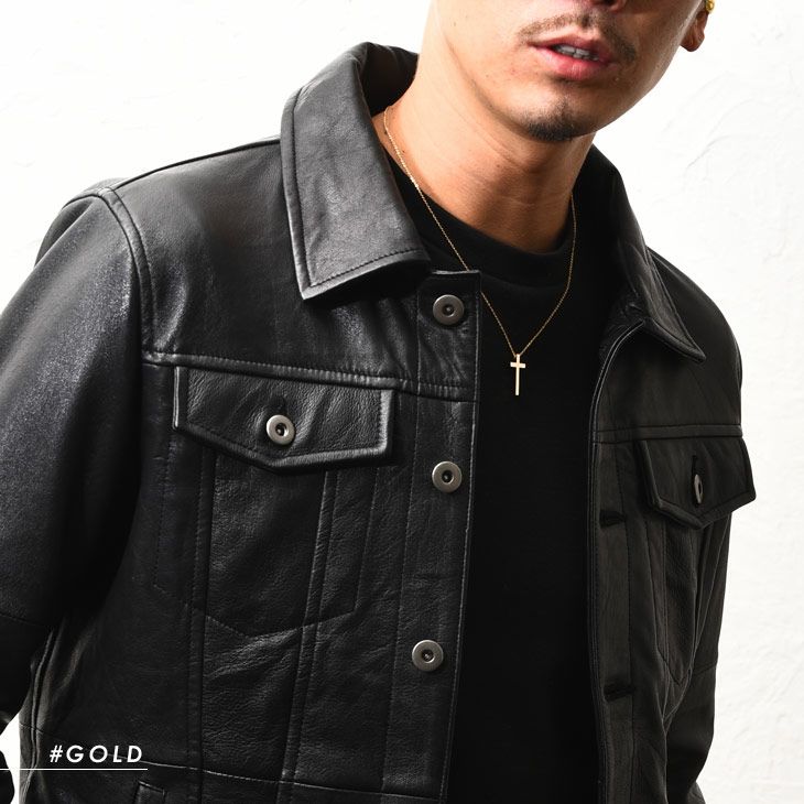 ブローディアカットクロスタイニーネックレスL