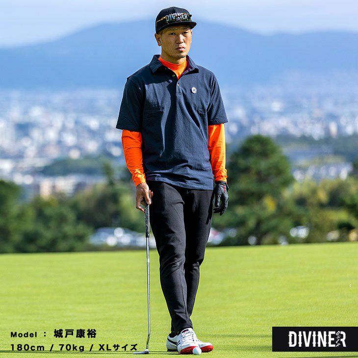 レイヤードポロシャツ