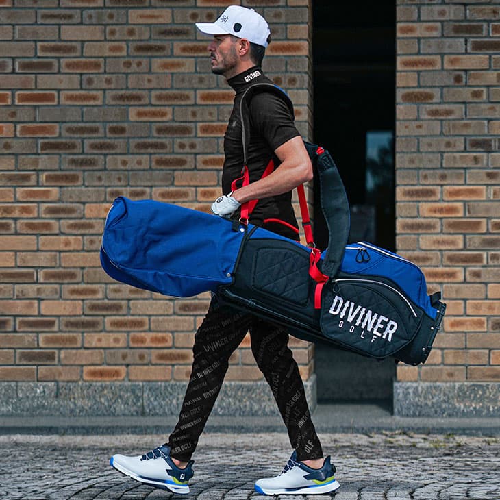 「ブラック×ブラック」でシャープな印象与える夏のメンズゴルフコーデ