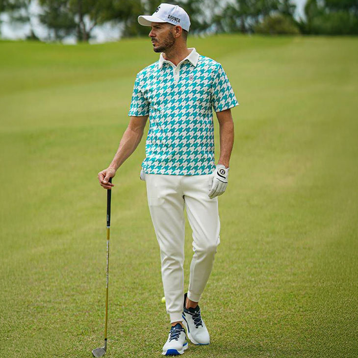 色使いで魅せる夏のメンズゴルフコーデ