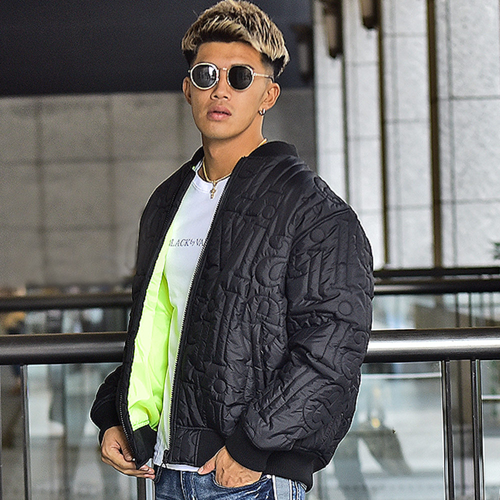 英字ステッチMA-1