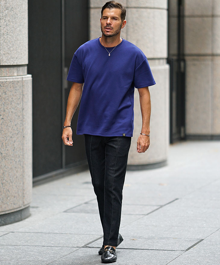 ボリューム感を意識したコーデ