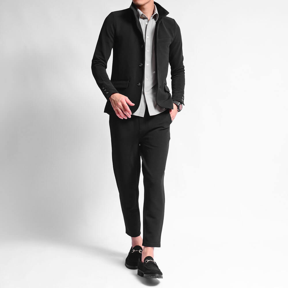 グレーシャツコーデ2