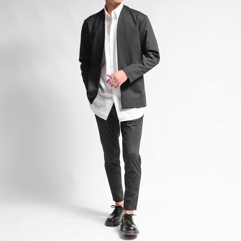 オーバーサイズシャツ(ホワイト)コーデ3