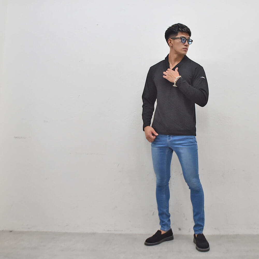 白ロンT×ジーンズのキレカジコーデ