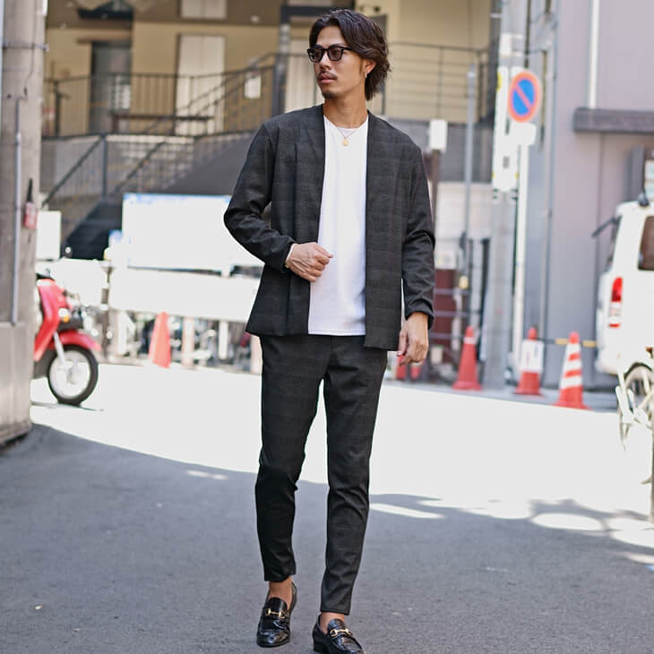 大人セットアップコーデ