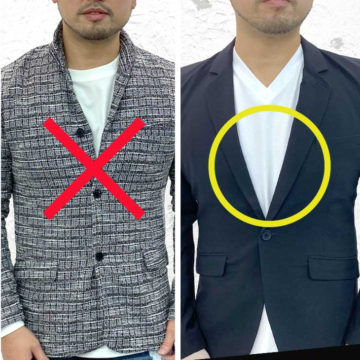 テーラードジャケットに合うインナーとは？