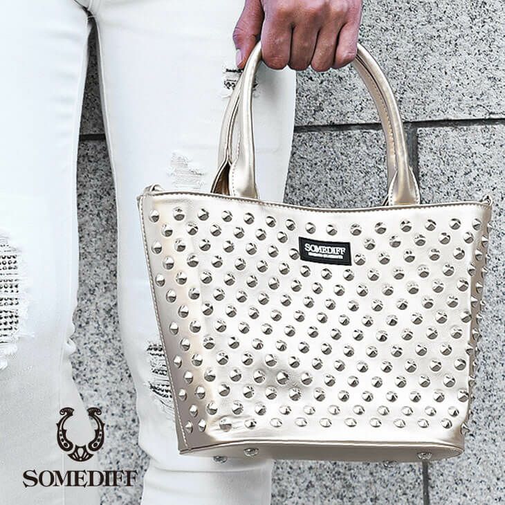 スタッズトートバッグ