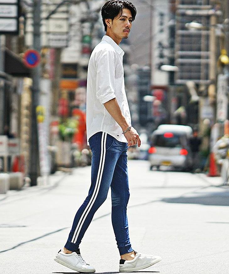 スポーツMIXでバランスのとれたジョガーパンツコーデ