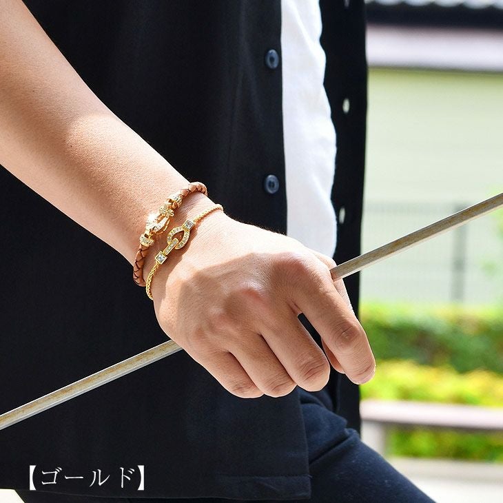 ホースシューデザインブレスレット