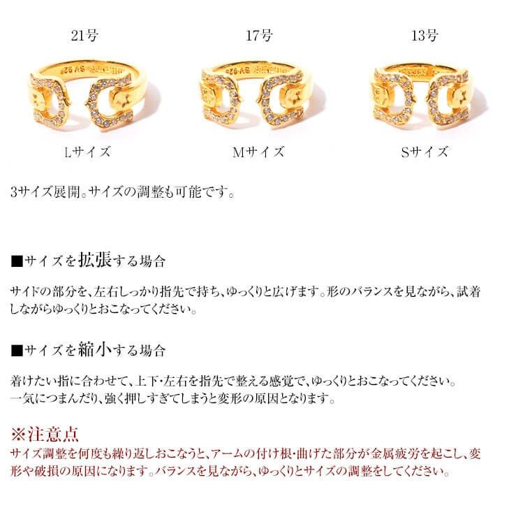 一点もの＊森の実りのリング＊サイズフリー ホースシューフリーリング/SOMEDIFF(サムディフ)