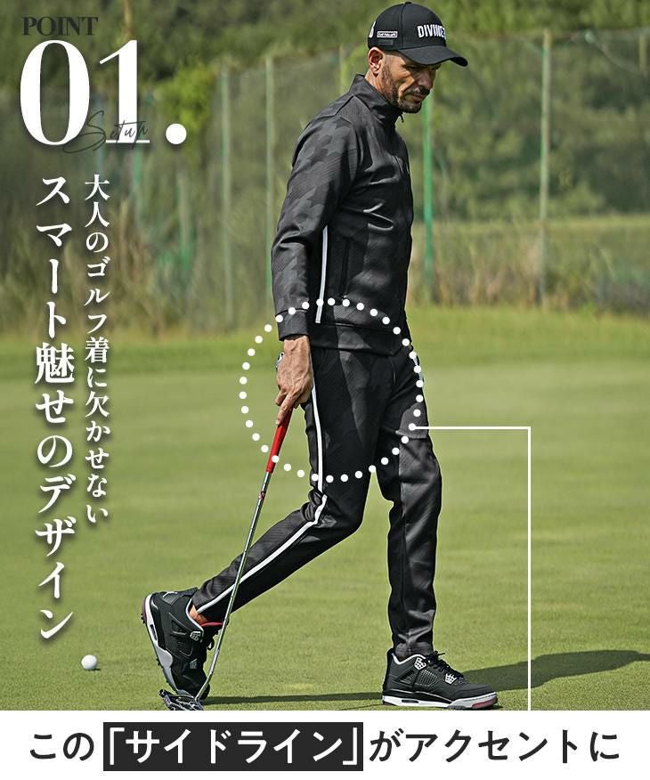 DIVINER GOLF（ディバイナーゴルフ）『チェック＆チドリ柄セットアップ