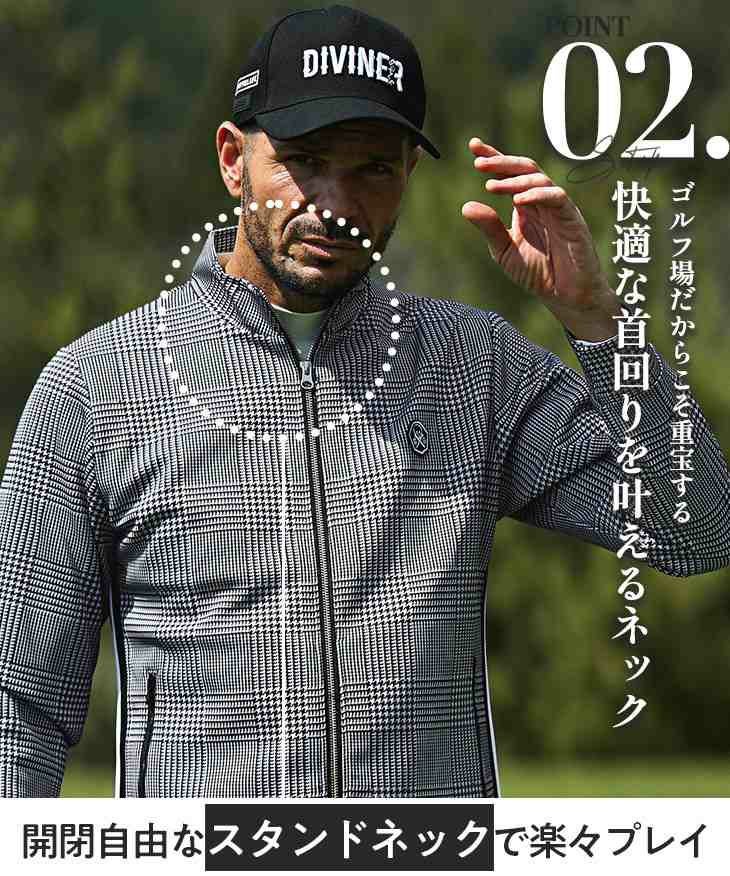 DIVINER GOLF（ディバイナーゴルフ）『チェック＆チドリ柄セットアップ