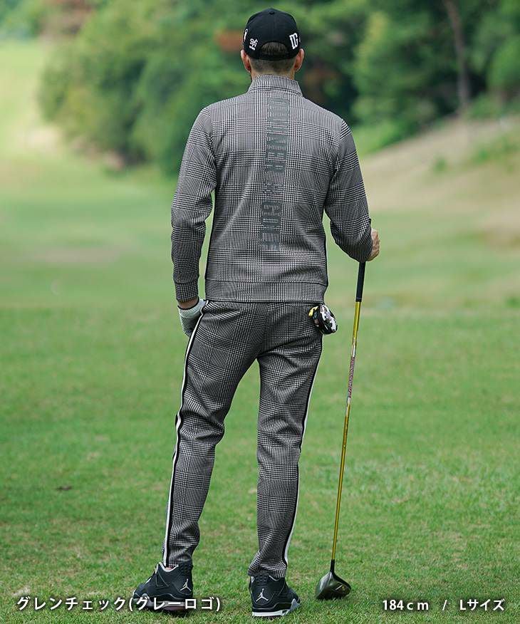 DIVINER GOLF（ディバイナーゴルフ）『チェック＆チドリ柄セットアップ