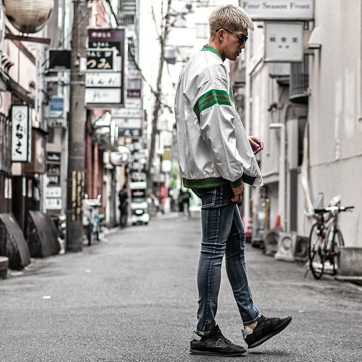男らしくカジュアルに纏う『BIGシルエットスタジャン』