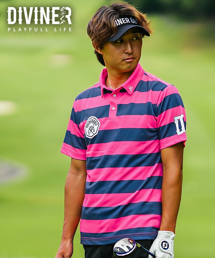 Joker Brand ボーダーポロシャツ ボーダーポロシャツ DIVINER GOLF トップス｜【公式】joker（ジョーカー）
