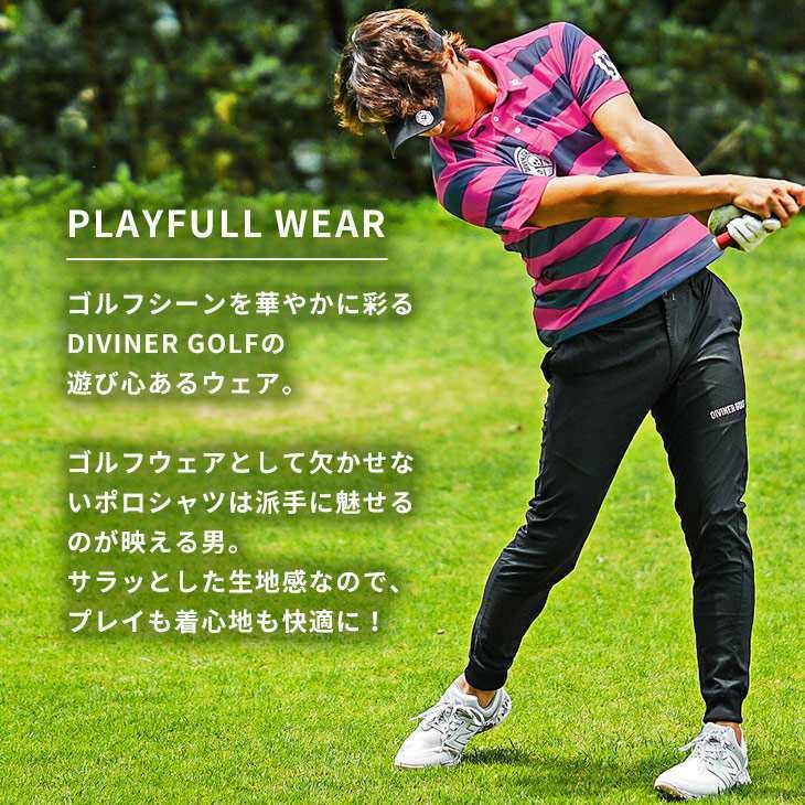 Joker Brand ボーダーポロシャツ ボーダーポロシャツ DIVINER GOLF トップス｜【公式】joker（ジョーカー）