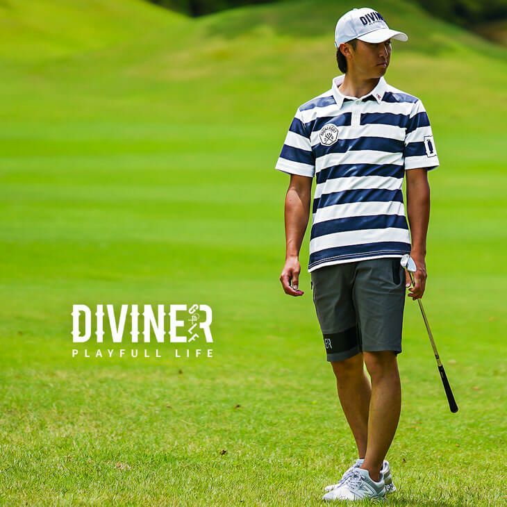 ボーダーポロシャツ DIVINER GOLF トップス｜【公式】joker（ジョーカー）