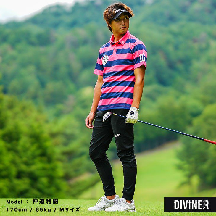 Joker Brand ボーダーポロシャツ ボーダーポロシャツ DIVINER GOLF トップス｜【公式】joker（ジョーカー）