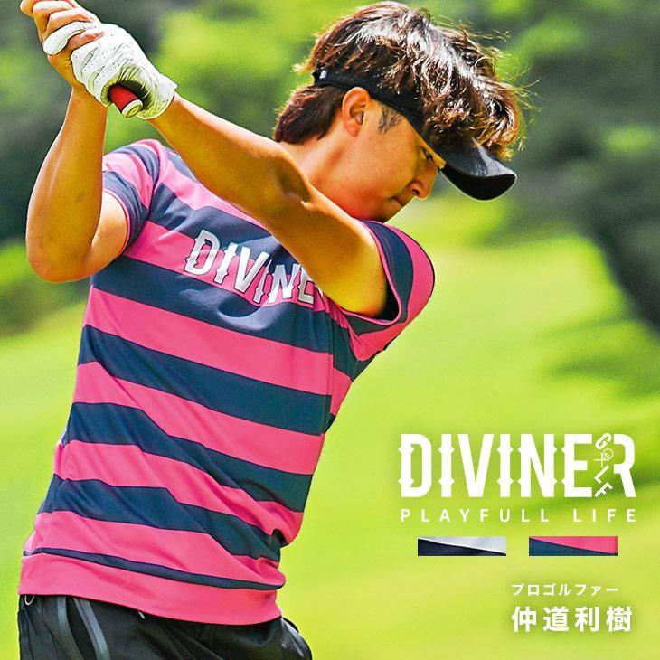 Joker Brand ボーダーポロシャツ ボーダーポロシャツ DIVINER GOLF トップス｜【公式】joker（ジョーカー）