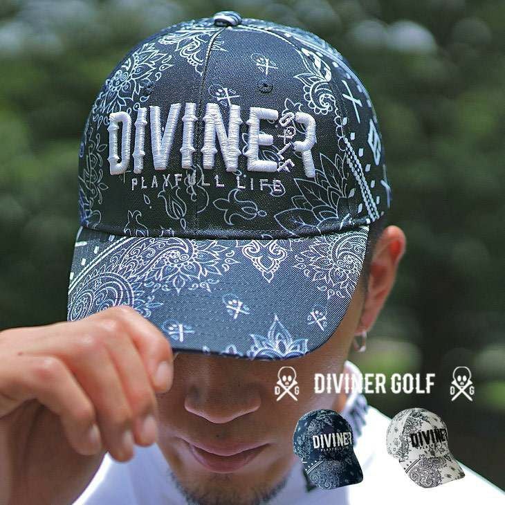 DIVINER GOLF（ディバイナーゴルフ）『オリジナルペイズリー柄CAP』