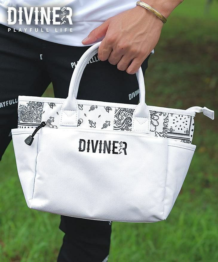 DIVINER GOLF】ペイズリーカートバッグ