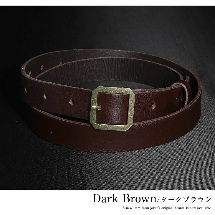 オクタゴンバックル細レザーベルト SOMEDIFF グッズ ベルト ｜【公式
