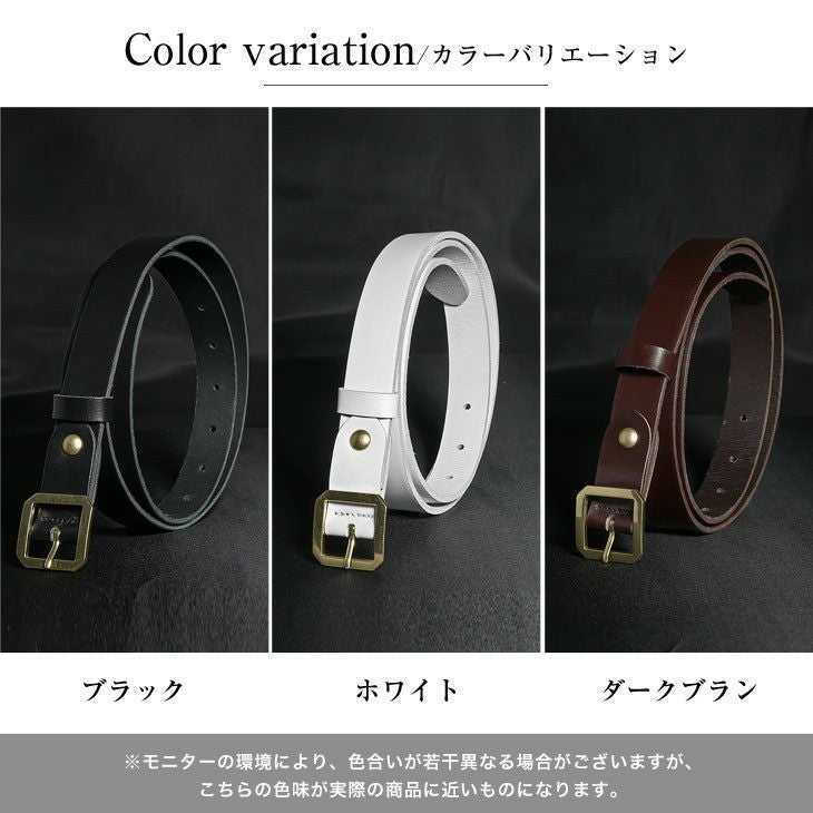 オクタゴンバックル細レザーベルト SOMEDIFF グッズ ベルト ｜【公式