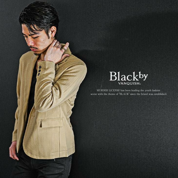 ワッフルジャガードプレミアジャケット Black by VANQUISH アウター